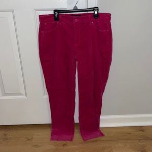 Talbots Pink Corduroy Jean Pants